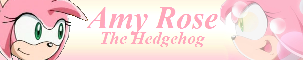 Amy Rose The Hedgehog's Website